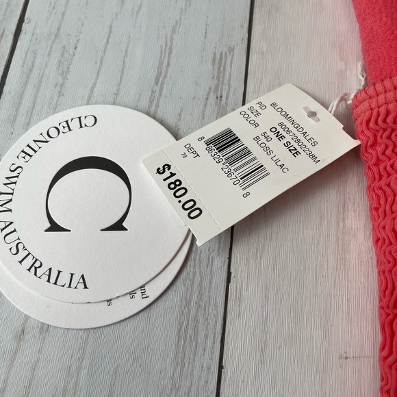 CLEONIE Hamptons Maillot One Piece Coral Blossom Lilac One Size - Picture 9 of 10